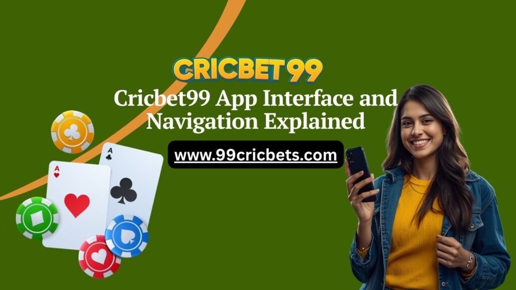 Cricbet99 App Interface and Navigation Explained