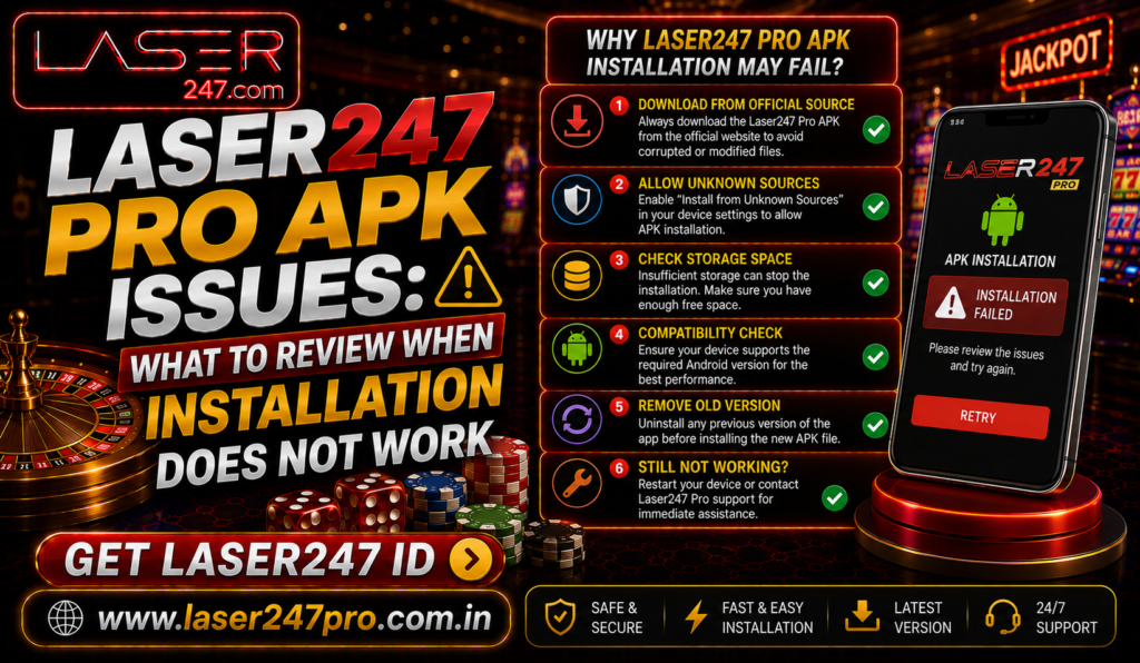 Laser247 Pro APK Issues What to Review When Installation Does Not Work (2)
