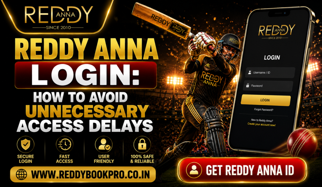 Reddy Anna Login How to Avoid Unnecessary Access Delays